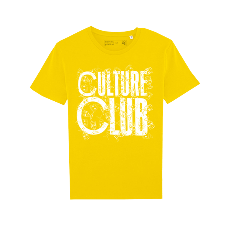 Yellow Ring Logo - CULTURE CLUB LOGO YELLOW T SHIRT. Boy George UK