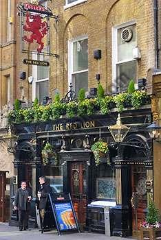 Red Lion London Logo - The Red Lion (Duke Of York St.) in St. James, London Pub Review