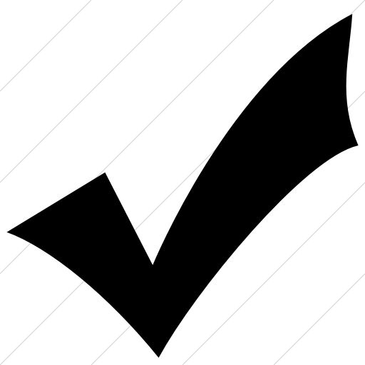 Black Check Mark Logo - Free Check Symbol Icon 365211 | Download Check Symbol Icon - 365211