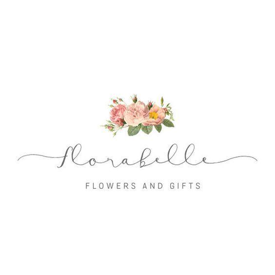 Florist Logo - Editable Logo Design Template, Vintage Flower Logo, Florist Logo ...