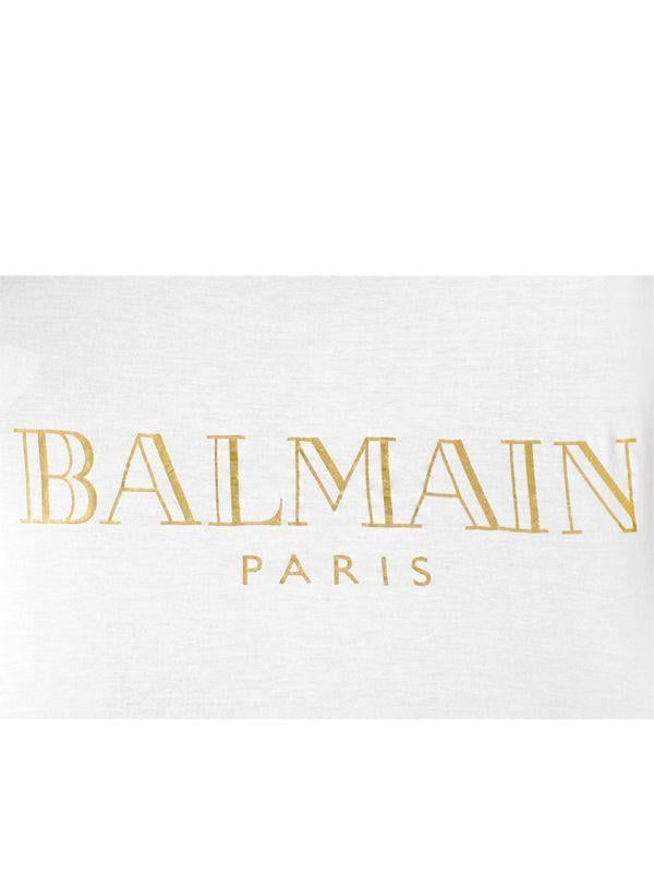 Balmain Gold Logo - Balmain White New Logo