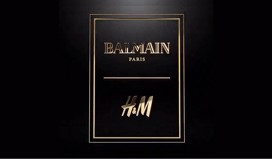 Balmain Gold Logo - Balmain for H&M: Haute or Hot? | University Observer