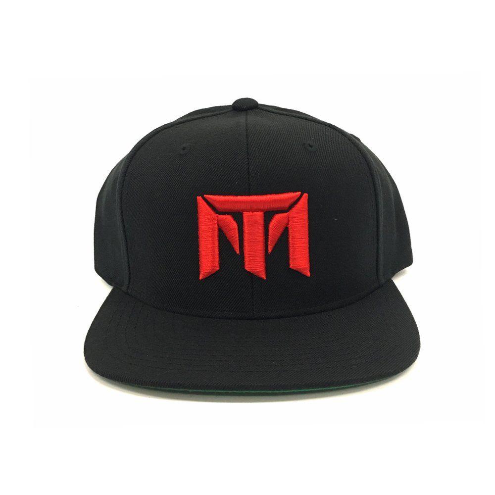 Red and Black MT Logo - The Mac Trucc — MT Logo Hat (Black/Red)