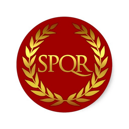 Roman Symbol Logo - roman-empire-symbol-spqrspqr-stickers-spqr-sticker - Roblox
