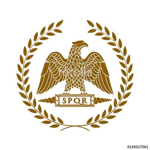 Roman Symbol Logo - Logo of the Roman eagle.