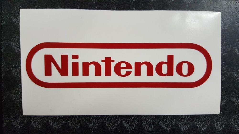Nintendo Logo - Nintendo NES Sticker Decal Logo Super SNES 7