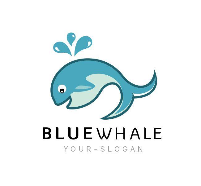 Blue Whale Logo - Blue Whale Logo & Business Card Template Design Love