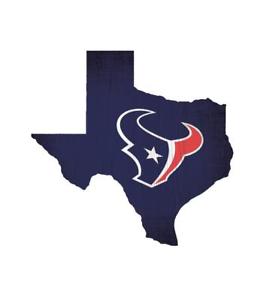 Houston Texans Fans Logo - Houston Texans Wood Sign Logo State Design [NEW] NFL Cave Wall Fan ...