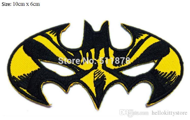 Super Bat Logo - SUPER HERO BATMAN BAT MAN MASK Logo Crest Badge TV movie fancy Embroidered  sew on iron on patch applique dropship
