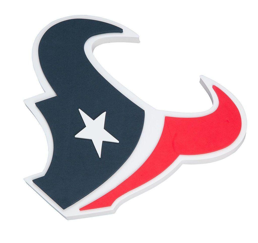 Houston Texans Fans Logo - Houston Texans 3D Fan Foam Logo Sign