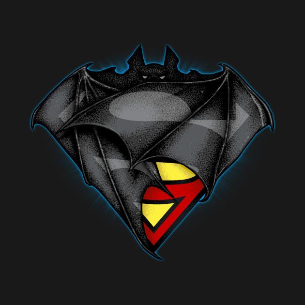Super Bat Logo - SuperBat V2 Batman T Shirt Shirt List