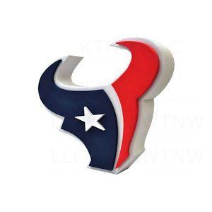 Houston Texans Fans Logo - Brand New NFL Houston Texans 3D Fan Foam Logo Wall Sign | eBay