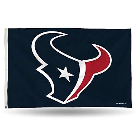 Texasn Logo - Houston Texans Team Logo Official NFL Flag 3' X 5' with Metal Grommets