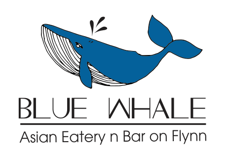 Blue Whale Logo - Blue Whale Asian Eatery n Bar