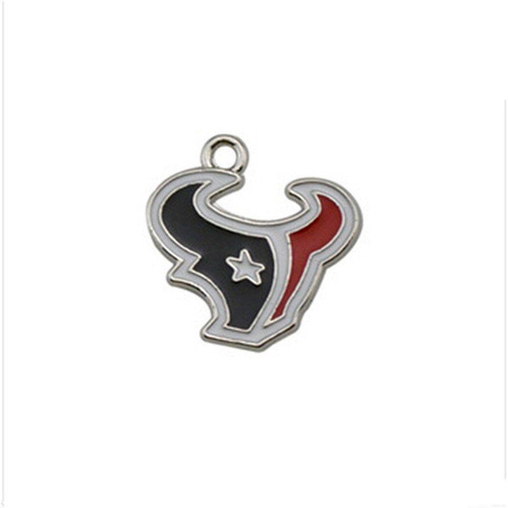 Houston Texans Fans Logo - Metal Crafts Football Logo Houston Texans Pendant Charms For Sport ...