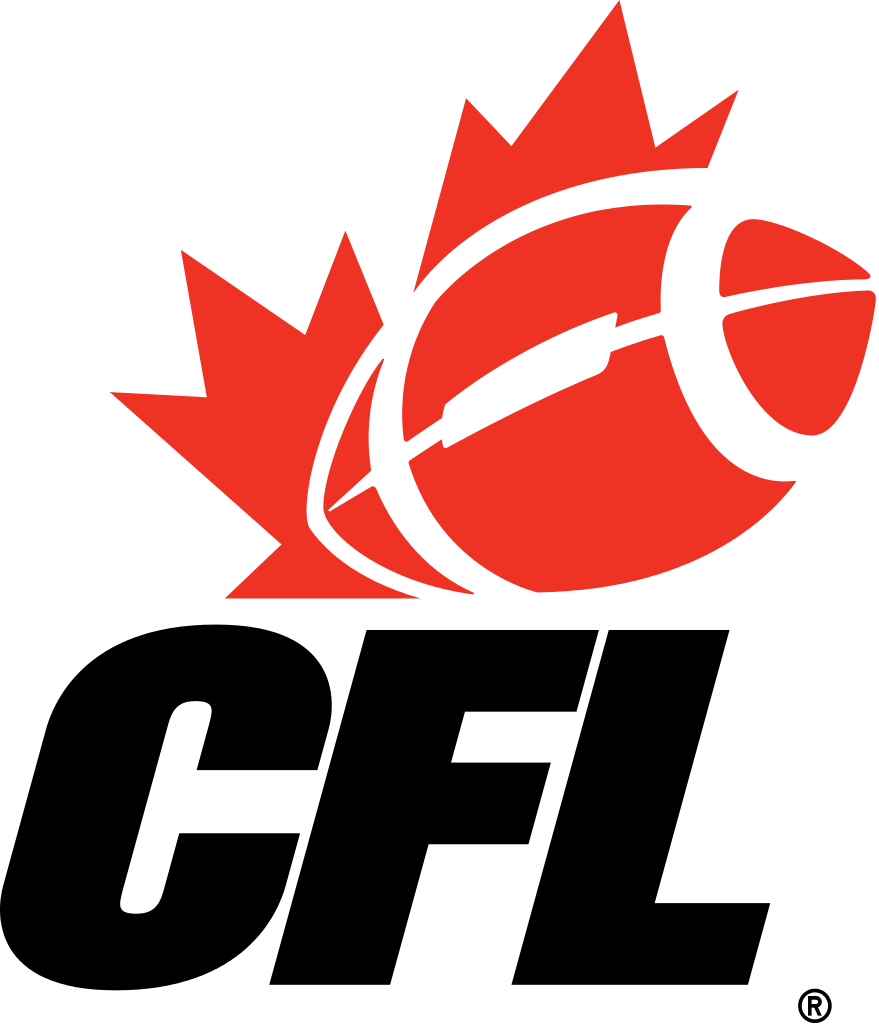 Grey and Red Football Logo - Canadian Football League (CFL) (2003 2015 Logo). CANADIAN FOOTBALL