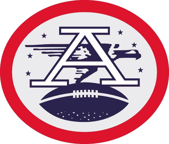 Grey and Red Football Logo - American Football League Alternate Logo Football League