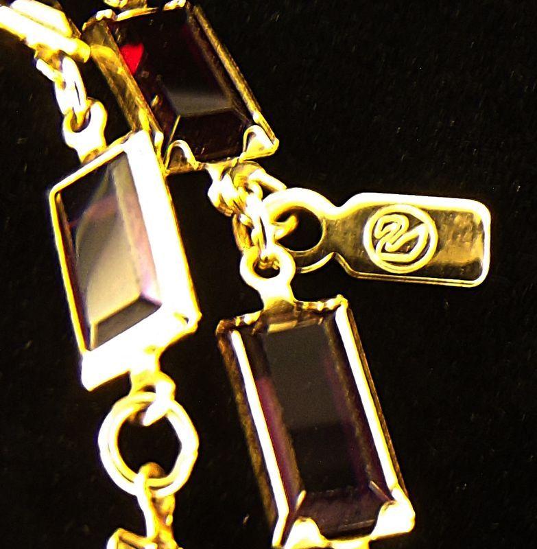 Jewelry with Swan Logo - Swarovski Crystal Necklace - Faith's Serendipity Vintage Jewelry