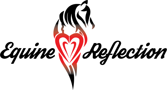 Reflection Logo - Equine Reflection. Equine Assisted Therapy. Healing with horses