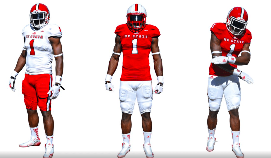 Grey and Red Football Logo - ACC football uniform power rankings Nunes Is An Absolute