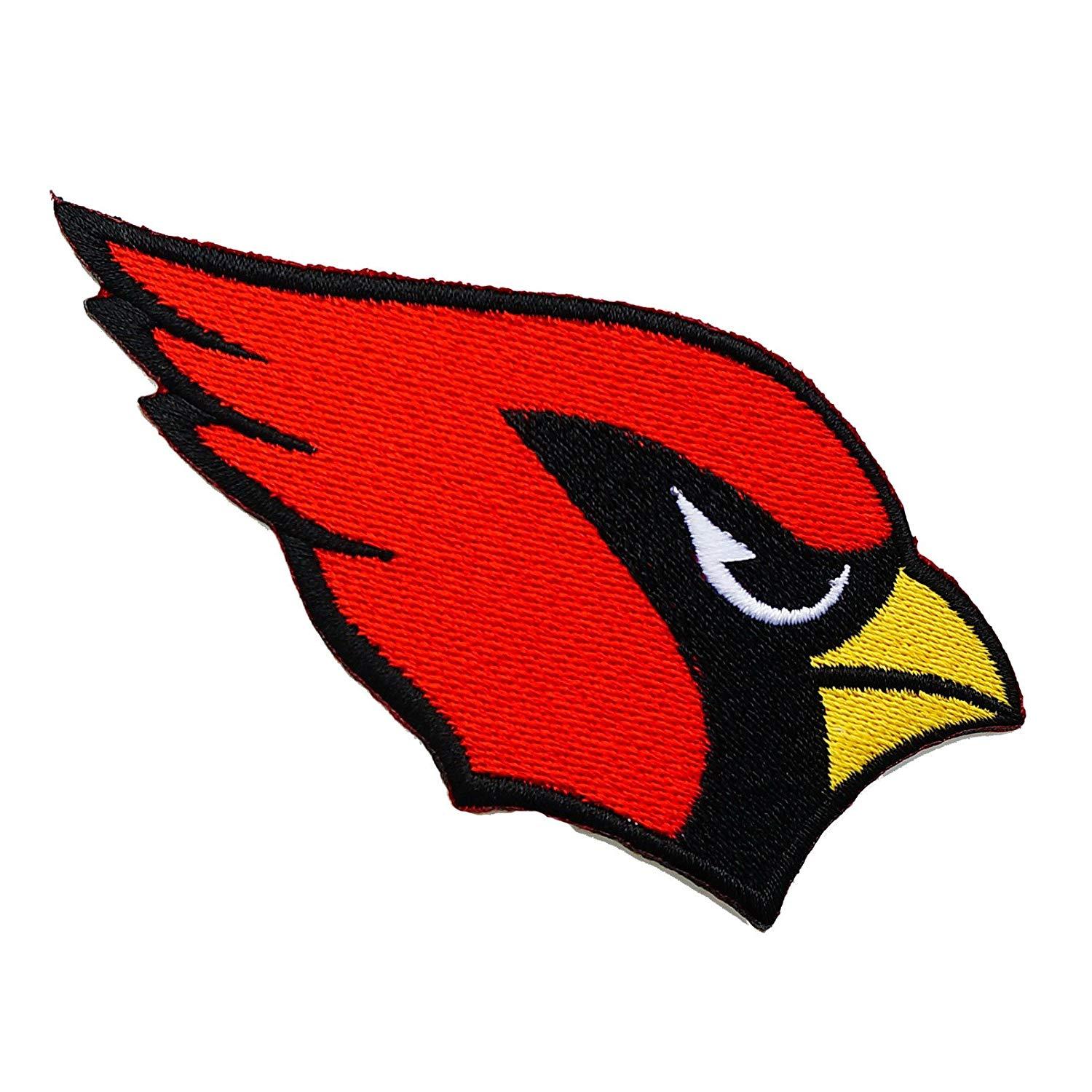 Cardinal Bird Football Logo - Arizona Cardinals NFL Embroidered Iron on Patch Logo