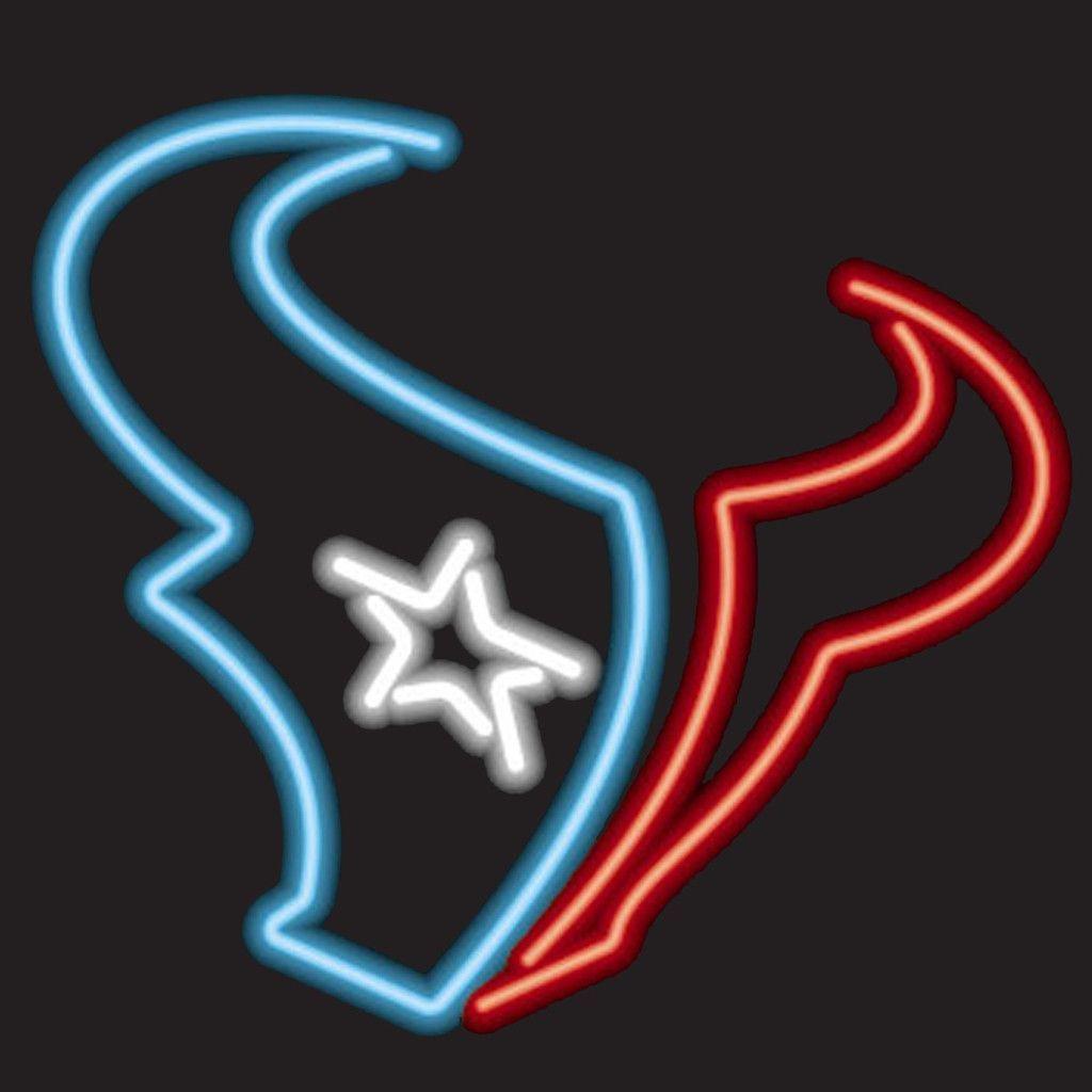Houston Texans Fans Logo - The Houston Texans Neon Sign is epic for Texan Fan Caves! | NFL ...