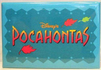 Pocahontas Logo - Pocahontas logo button (blue background) from our Buttons collection