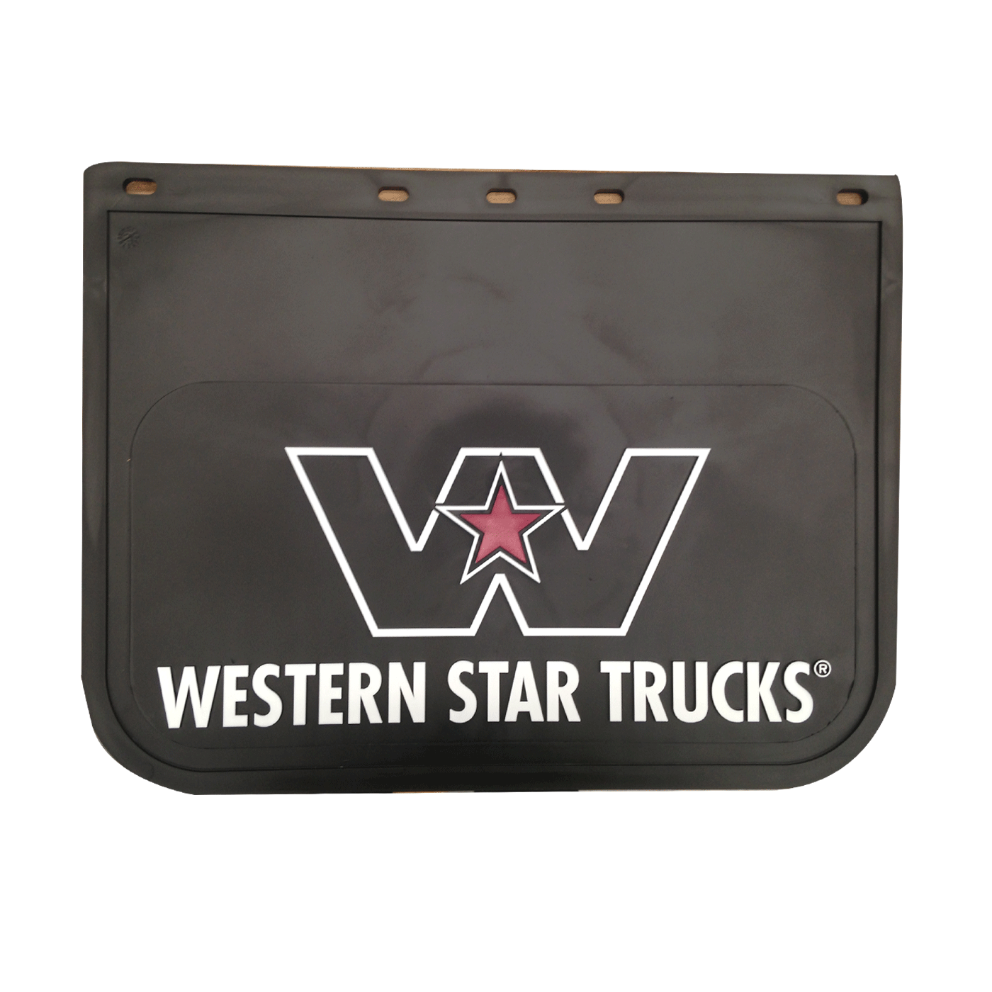 Gray Star Logo - Mudflap Black 18X24 With Western Star Logo 462014015