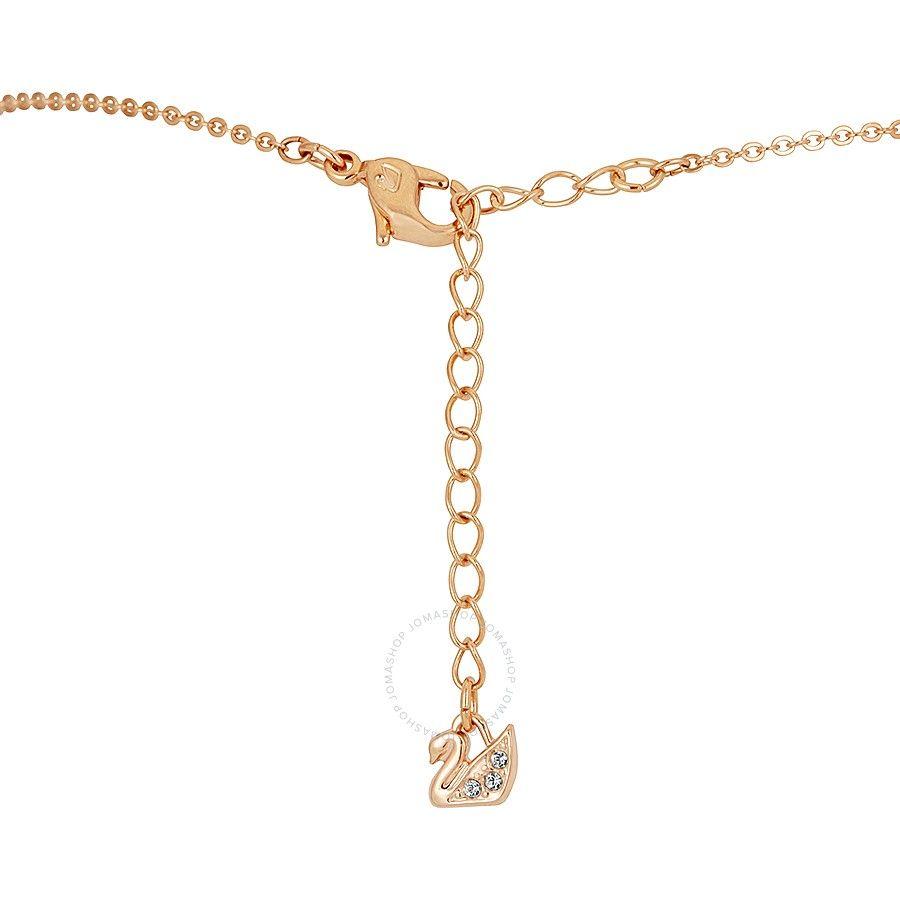 Jewelry with Swan Logo - Swarovski Iconic Swan Double Necklace - Black - 5296468 - Swarovski ...