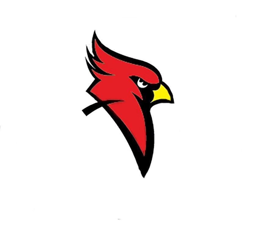 Cardinal Bird Football Logo - Men's Varsity Football Prep Cardinals