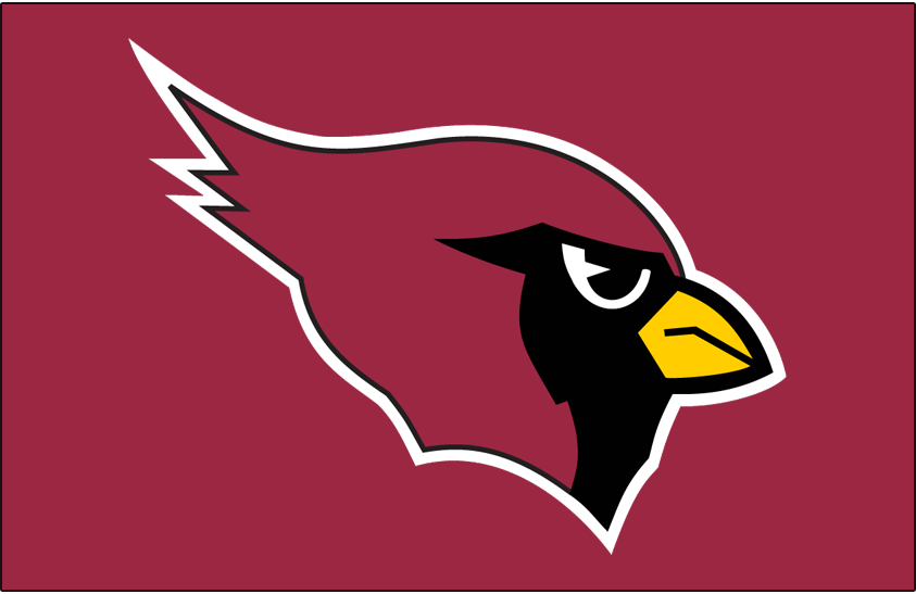 Cardinal Bird Football Logo - Arizona Cardinals Primary Dark Logo Football League NFL