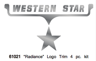 Wetern Star Logo - Western Star Hood Logo Trims Styles By Roadworks's Truck