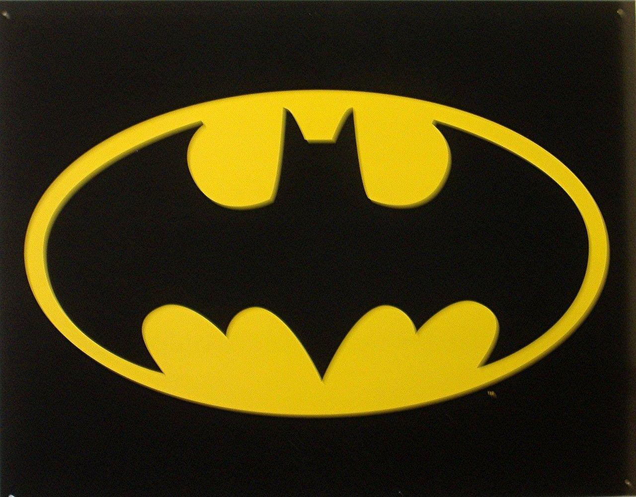Super Bat Logo - BATMAN LOGO SUPER HERO SIGN