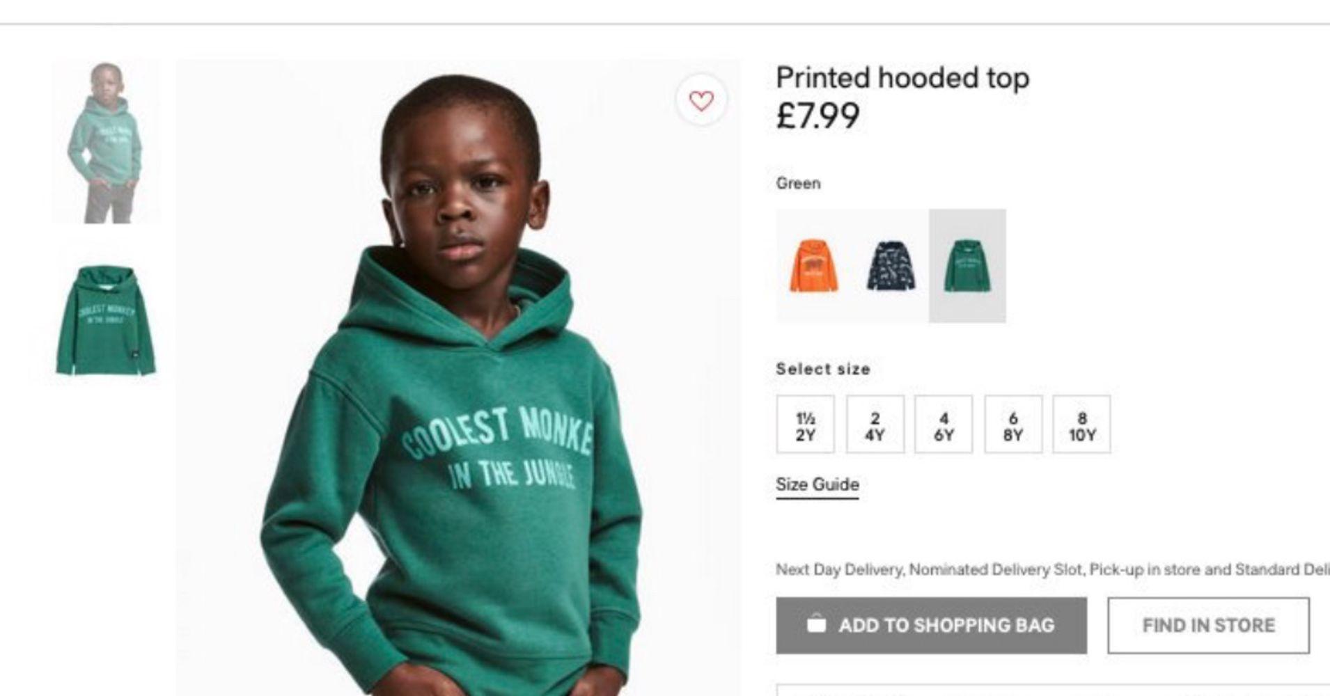 H&M Clothing Logo - H&M slammed as racist for 'monkey in the jungle' hoodie