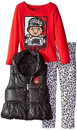 Trukfit Tommy Logo - Amazon.com: Trukfit Little Girls' Lil Tommy Leopard Pant 3 Piece Set ...