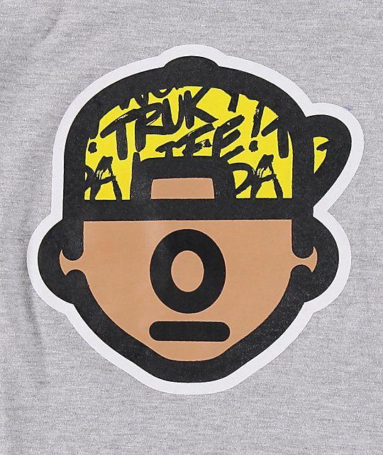 Trukfit Tommy Logo - Trukfit Boys Tommy Face Baseball T Shirt