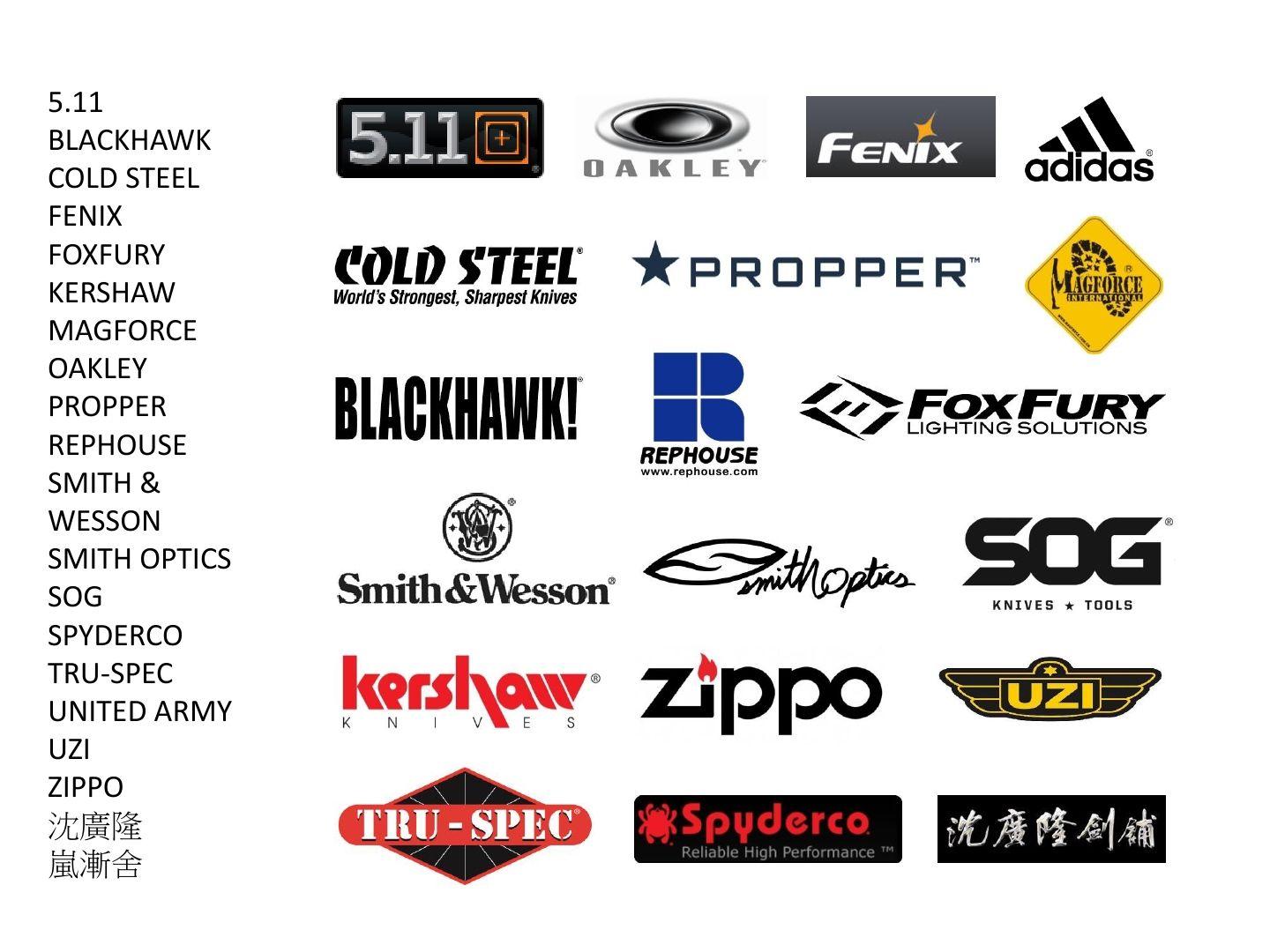 Backpack Manufacturers Logos For