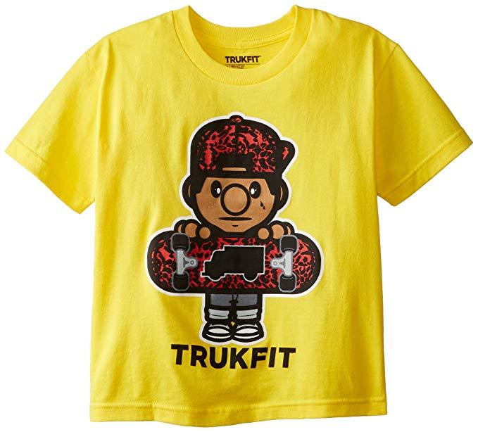 Trukfit Tommy Logo - TRUKFIT Big Boys' Lil Tommy, Yellow, Large: Clothing