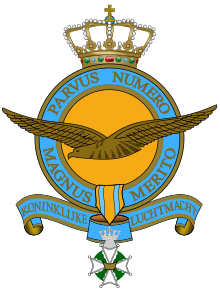 Vintage Aeronautical Logo - Royal Netherlands Air Force