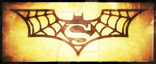 Super Bat Logo - The super spider batman logo!