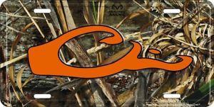 Camo Duck Head Logo - Drake Waterfowl Duck Head Logo License Plate Car Tag Realtree Max-5 ...