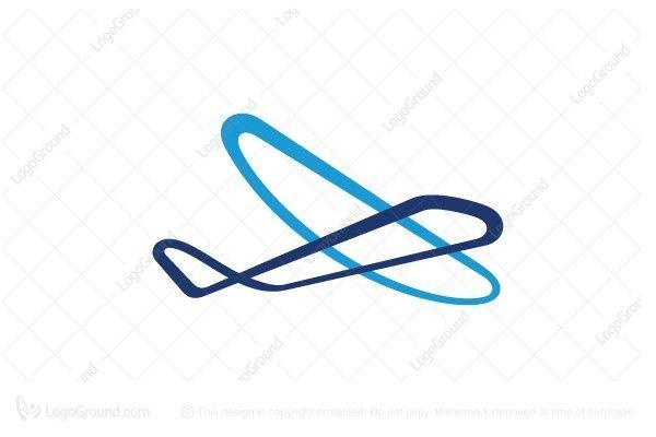 Airplane Logo - Logo: Stylish Airplane Logo. unique airplane logo