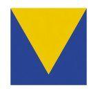 Blue and Yellow Triangle Logo - Trademark of Johnson Controls Hybrid and Recycling GmbH ...