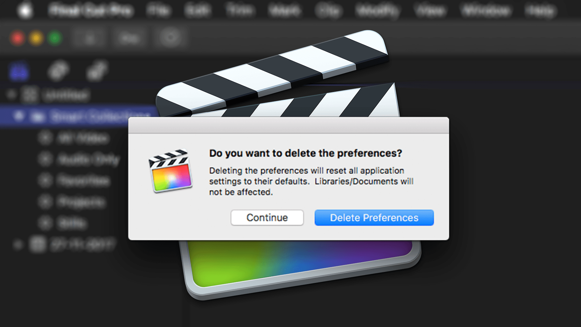 Final Cut Pro Logo - How to Trash Final Cut Pro X's Preferences