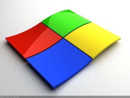 Blue and Yellow Square Logo - Windows Logo & Technology Background Wallpaper on Desktop