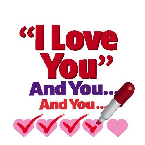 I Love You Logo - I Love You! And You... And You...