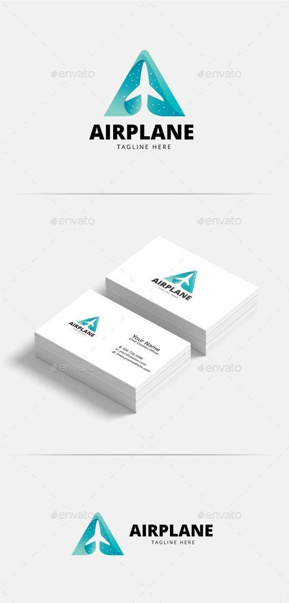 Airplane Logo - Letter A Airplane Logo Logo Templates Download here