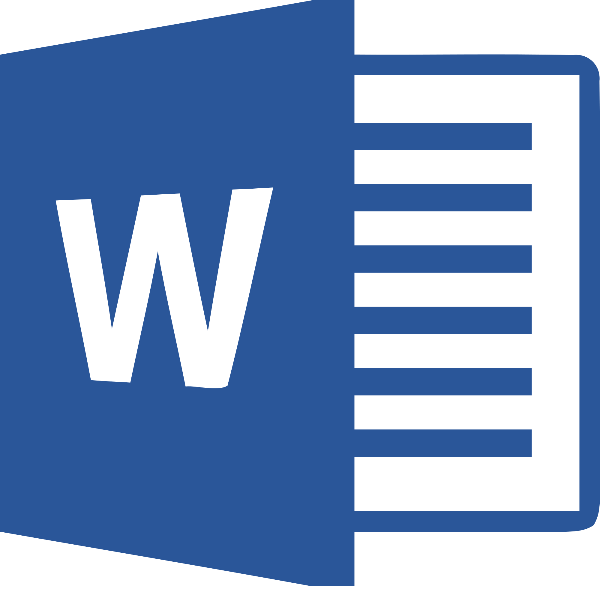 Word Logo - Microsoft Word 2013 logo.svg