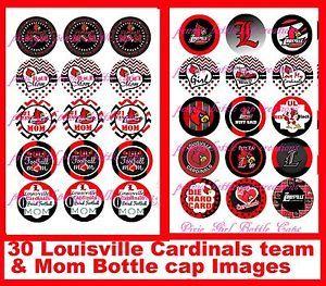 U of L Football Logo - Precut Louisville University U of L Football Mom & Team 1 Bottle