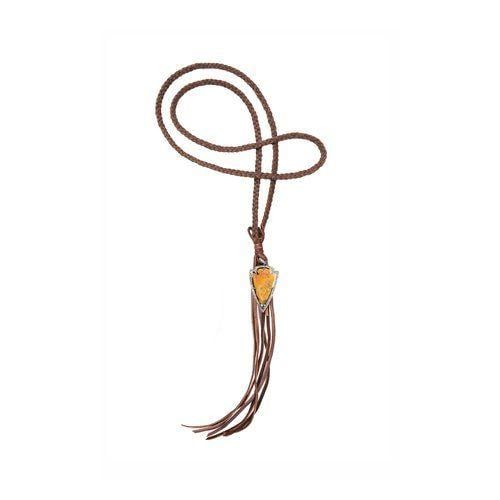 Chief Spear Logo - Chief Black Fox Spear Tip Necklace